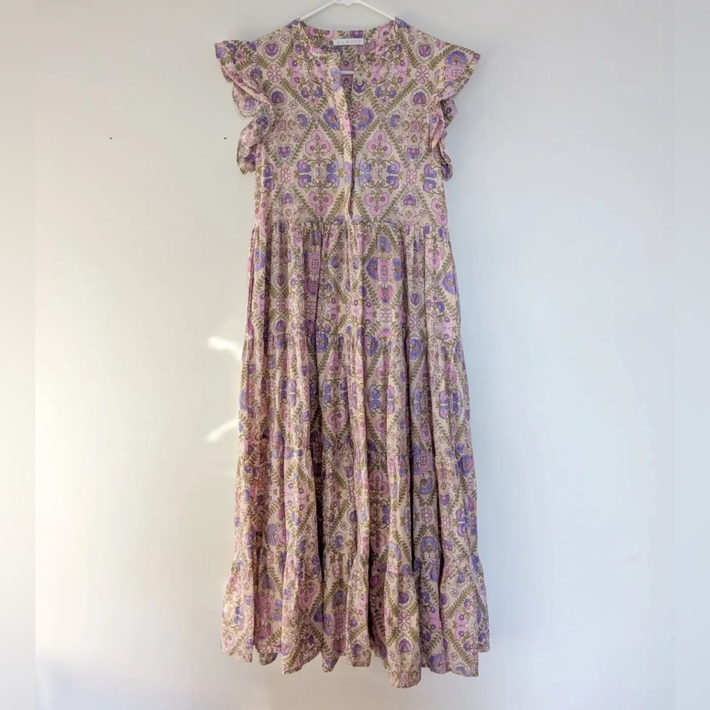 Karlie long floral maxi dress